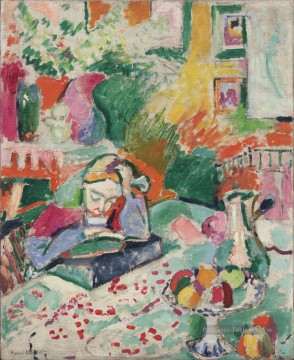 Intérieur avec une fille 1905 fauvisme abstrait Henri Matisse Peinture à l'huile